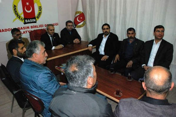 HÜDA-PAR Malatya İl Teşkilatı ABBD’yi Ziyaret Etti