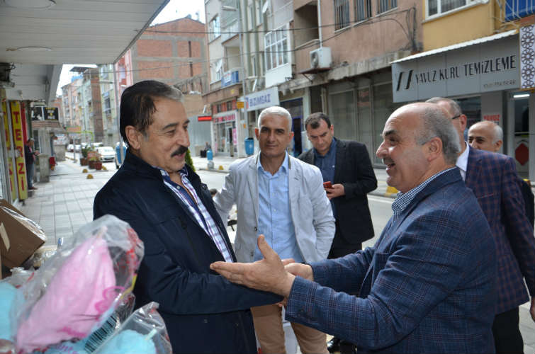 Keskin’den esnaf gezisi, “Seçim derdi bitti, artık geçim derdi başlasın”