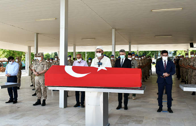 Uzman Çavuş İbrahim Can Yılmaz Dualarla Ebedi Hayata Uğurlandı