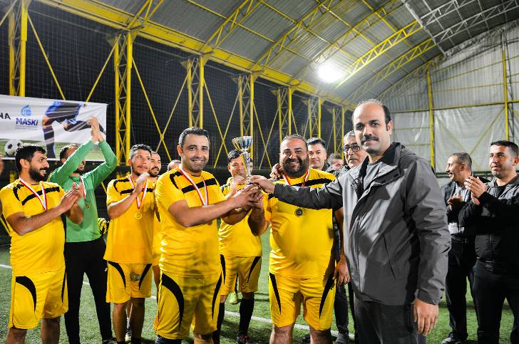 MASKİ Genel Müdürlüğü birimlerinden oluşan 8 takımın katıldığı turnuva heyecanlı maçlara sahne oldu