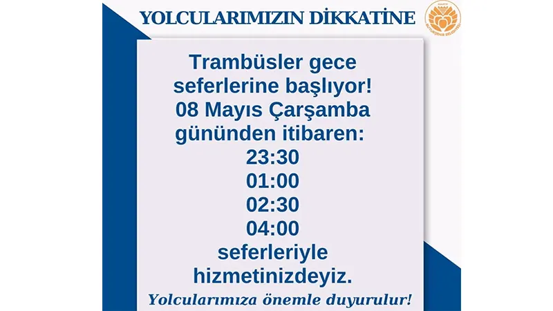 MOTAŞ Gece Seferleriyle Malatyalılar Rahat Ulaşım Sağlıyor!