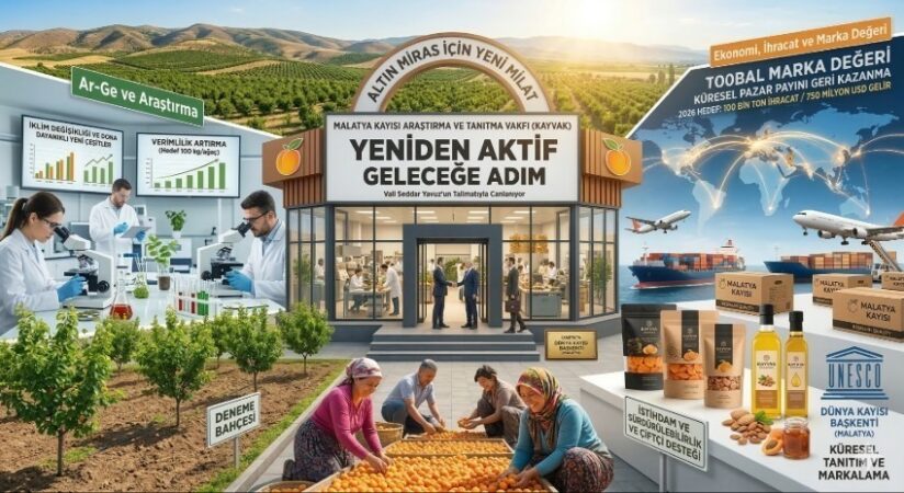 Malatya’nın Altın Mirası İçin Yeni Bir Milat: Kayısı Vakfı Kurumsal Kimliğiyle Sahaya Dönüyor